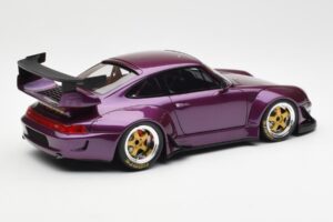 Porsche 911 993 RWB Fioletowy GT Spirit 1:18 GT727 Żywica — zdjęcie 2 z 6
