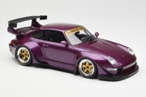 Porsche 911 993 RWB Fioletowy GT Spirit 1:18 GT727 Żywica — zdjęcie 4 z 6