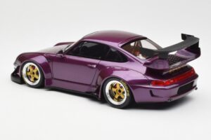 Porsche 911 993 RWB Fioletowy GT Spirit 1:18 GT727 Żywica — zdjęcie 5 z 6