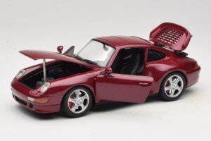 Porsche 911 993 Turbo Czerwony Anson 1:18 30320-W Metal — zdjęcie 2 z 8
