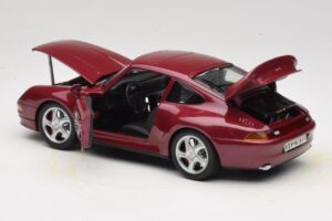 Porsche 911 993 Turbo Czerwony Anson 1:18 30320-W Metal — zdjęcie 5 z 8