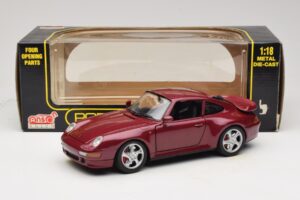 Porsche 911 993 Turbo Czerwony Anson 1:18 30320-W Metal — zdjęcie 8 z 8