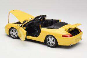 Porsche 911 996 Kabriolet Speed Żółty UT Models 1:18 27906 Metal — zdjęcie 5 z 8
