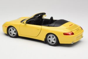 Porsche 911 996 Kabriolet Speed Żółty UT Models 1:18 27906 Metal — zdjęcie 7 z 8