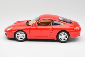 Porsche 911 996 Carrera 4 Czerwony Bburago 1:18 30085 Metal — zdjęcie 4 z 8