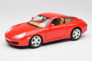 Porsche 911 996 Carrera 4 Czerwony Bburago 1:18 30085 Metal
