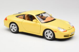 Porsche 911 996 Carrera Żółty Bburago 1:18 30085-M1 Metal — zdjęcie 6 z 8