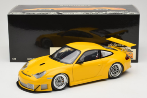 Porsche 911 996 GT3 RSR Yello ALMS 2004 Minichamps 1:18 100046401 Metal — zdjęcie 8 z 8