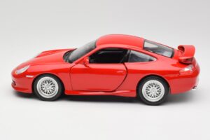 Porsche 911 996 GT3 Strasse Czerwony Bburago 1:18 30395 Metal — zdjęcie 4 z 8