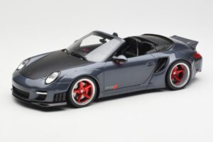 Porsche 911 997 Kabriolet Liberty Walk Szary GT Spirit 1:18 GT463 Żywica