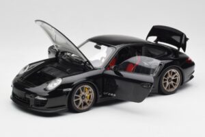 Porsche 911 997 GT2 RS Czarny & Srebrny Koła Minichamps 1:18 100069401 Metal — zdjęcie 2 z 8