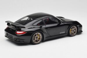 Porsche 911 997 GT2 RS Czarny & Srebrny Koła Minichamps 1:18 100069401 Metal — zdjęcie 3 z 8