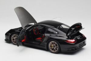 Porsche 911 997 GT2 RS Czarny & Srebrny Koła Minichamps 1:18 100069401 Metal — zdjęcie 5 z 8