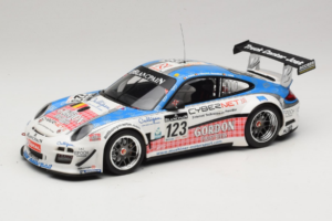 Porsche 911 997 GT3 R #123 Muhlner Motorsport E. Fumal / E. Thiry 24 Hours of Spa 2011 Minichamps 1:18 151118923 Metal
