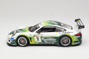 Porsche 911 997 GT3 R #2 Prospeed Competition B. Heylen / P. Lappalainen FIA GT3 2011 Minichamps 1:18 151118902 Metal — zdjęcie 3 z 6
