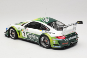 Porsche 911 997 GT3 R #2 Prospeed Competition B. Heylen / P. Lappalainen FIA GT3 2011 Minichamps 1:18 151118902 Metal — zdjęcie 5 z 6