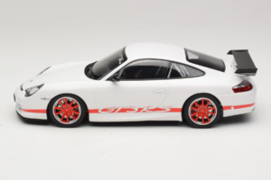 Porsche 911 996 GT3 RS Biały Czerwony Pasek Minichamps 1:18 155062020 Metal — zdjęcie 3 z 6