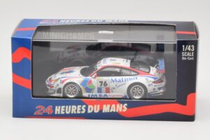 Porsche 911 997 GT3 RSR #76 IMSA Performance Matmut R. Narac / R. Lietz / P. Long 24 Hours of Le Mans 2008 Minichamps 1:43 40 — zdjęcie 4 z 4