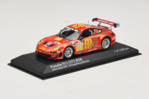 Porsche 911 997 GT3 RSR #75 O. Young / P. Hesnault 24 Hours of Le Mans 2009 Minichamps 1:43 400096975 Metal — zdjęcie 2 z 4