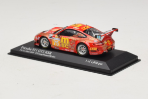Porsche 911 997 GT3 RSR #75 O. Young / P. Hesnault 24 Hours of Le Mans 2009 Minichamps 1:43 400096975 Metal — zdjęcie 3 z 4