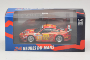 Porsche 911 997 GT3 RSR #75 O. Young / P. Hesnault 24 Hours of Le Mans 2009 Minichamps 1:43 400096975 Metal — zdjęcie 4 z 4
