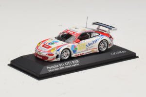 Porsche 911 997 GT3 RSR #76 R. Narac / P. Long / P. Pilet 24 Hours of Le Mans 2009 Minichamps 1:43 400096976 Metal — zdjęcie 2 z 3