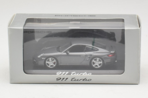 Porsche 911 997 Turbo Grey Metallic Minichamps 1:43 WAP02013116 Metal — zdjęcie 4 z 4