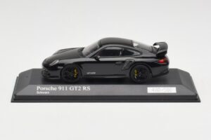 Porsche 911 997.2 GT2 RS Czarny z Czarnymi Felgami Minichamps 1:43 400069404 Metal
