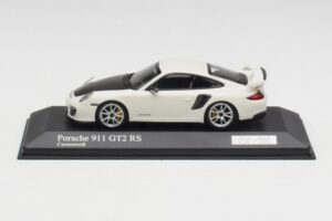 Porsche 911 997.2 GT2 RS Biały z Srebrnymi Felgami Minichamps 1:43 400069405 Metal