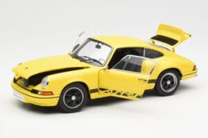 Porsche 911 Carrera RS 2.7 Żółty AUTOart 1:18 78053 Metal — zdjęcie 2 z 8