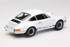 Porsche 911 Carrera RSR Group 4 GT Biały i Niebieski 1973 Minichamps 1:18 107065020 Metal — zdjęcie 2 z 6