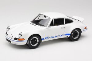 Porsche 911 Carrera RSR Group 4 GT Biały i Niebieski 1973 Minichamps 1:18 107065020 Metal
