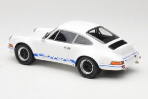 Porsche 911 Carrera RSR Group 4 GT Biały i Niebieski 1973 Minichamps 1:18 107065020 Metal — zdjęcie 5 z 6