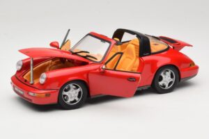 Porsche 911 Carrera Targa Czerwony Anson 1:18 3054 Metal — zdjęcie 2 z 8