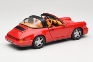 Porsche 911 Carrera Targa Czerwony Anson 1:18 3054 Metal — zdjęcie 3 z 8