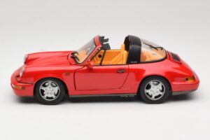Porsche 911 Carrera Targa Czerwony Anson 1:18 3054 Metal — zdjęcie 4 z 8