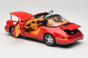 Porsche 911 Carrera Targa Czerwony Anson 1:18 3054 Metal — zdjęcie 5 z 8