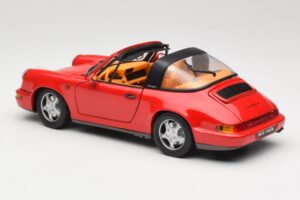 Porsche 911 Carrera Targa Czerwony Anson 1:18 3054 Metal — zdjęcie 7 z 8