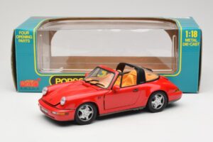 Porsche 911 Carrera Targa Czerwony Anson 1:18 3054 Metal — zdjęcie 8 z 8