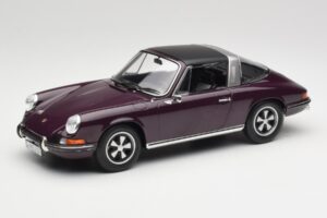 Porsche 911 E Targa Fioletowy Norev 1:18 187644 Metal — zdjęcie 2 z 7
