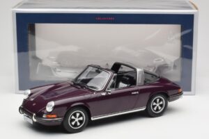 Porsche 911 E Targa Fioletowy Norev 1:18 187644 Metal — zdjęcie 7 z 7