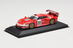 Porsche 911 GT1 #27 BMS Scuderia Italia 24 Hours of Le Mans 1997 Minichamps 1:43 430976627 Metal — zdjęcie 2 z 4