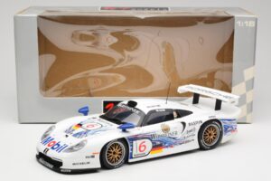 Porsche 911 GT1 #6 T. Boutsen / H-J. Stuck 1997 UT Models 1:18 39720 Metal — zdjęcie 8 z 8