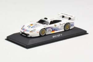 Porsche 911 GT1 #25 Warsteiner 24 Hours of Le Mans 1997 Minichamps 1:43 WAP02003197 Metal — zdjęcie 2 z 4
