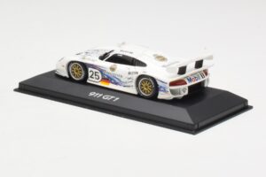 Porsche 911 GT1 #25 Warsteiner 24 Hours of Le Mans 1997 Minichamps 1:43 WAP02003197 Metal — zdjęcie 3 z 4