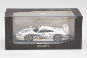 Porsche 911 GT1 #25 Warsteiner 24 Hours of Le Mans 1997 Minichamps 1:43 WAP02003197 Metal — zdjęcie 4 z 4