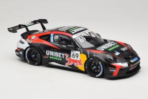Porsche 911 GT3 Cup 992 #69 K. Rovanpera Zolder GP 2024 IXO 1:18 18RMC226 Metal — zdjęcie 4 z 6