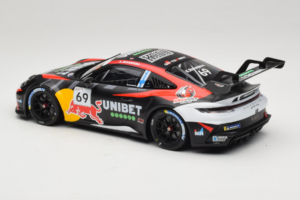 Porsche 911 GT3 Cup 992 #69 K. Rovanpera Zolder GP 2024 IXO 1:18 18RMC226 Metal — zdjęcie 5 z 6