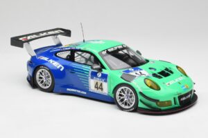 Porsche 911 GT3 R #44 Falken Motorsport W. Henzler / P. Dumbreck NBR 2016 Minichamps 1:18 155166044 Metal — zdjęcie 4 z 6