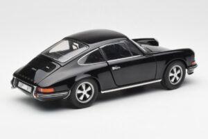 Porsche 911 S Czarny Schuco 1:18 450047200 Metal — zdjęcie 3 z 8